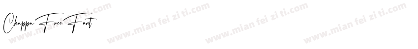 Chappa Free Font字体转换